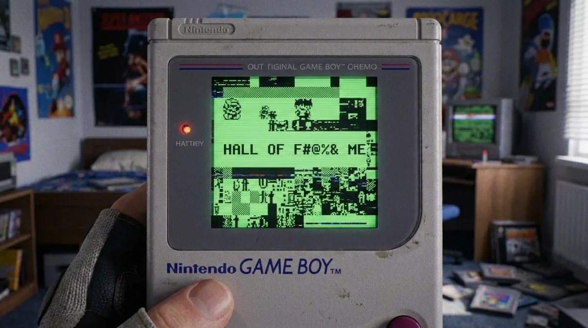 Registro do Hall da Fama corrompido com gráficos distorcidos após o encontro com MissingNo